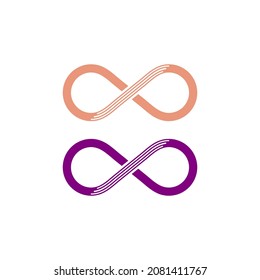 Techno Style Infinity, infinity line high technology concept Logo Template