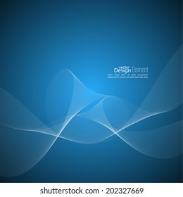 Techno vector abstract background with soft lines. 