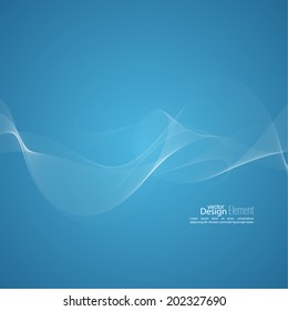 Techno vector abstract background with soft lines.