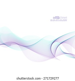 Techno vector abstract background with soft lines. 