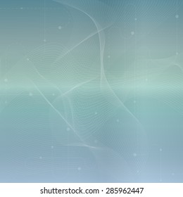 Techno vector abstract blurred background with soft lines. Cyberspace. For cover book, brochure, flyer, poster, magazine, cd cover, website, app mobile, annual report