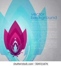 Techno Vector Circle Abstract Background