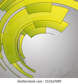 Techno Vector Circle Abstract Background