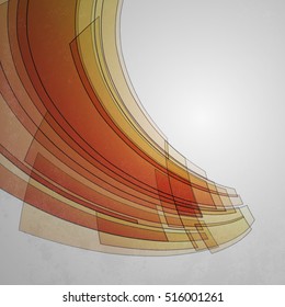 Techno Vector Circle Abstract Background