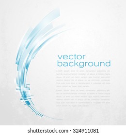 Techno Vector Curve Abstract Background
