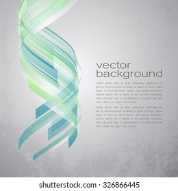 Techno Vector Curves Tapes Abstract Background