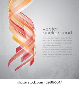 Techno Vector Curves Tapes Abstract Background