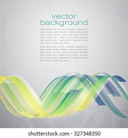 Techno Vector Curves Tapes Abstract Background
