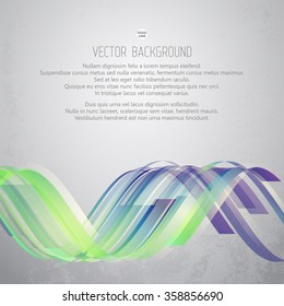 Techno Vector Curves Tapes Abstract Background
