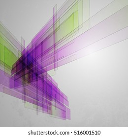 Techno Vector Curves Tapes Abstract Background