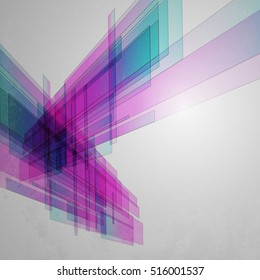 Techno Vector Curves Tapes Abstract Background