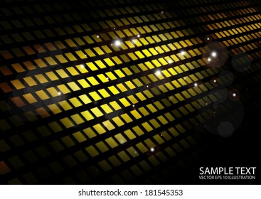 Techno web site shiny template and glittering stars - Contemporary background modern shiny design