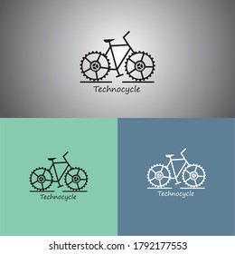 Technocycle logo design- technology sign with cycle represents cycling process of innovation and information technology. Two lines below the cycle can be deleted, ungroup the whole logo then delete.