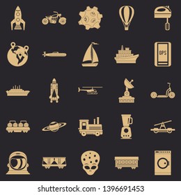 Technol icons set. Simple set of 25 technol vector icons for web for any design