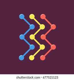technologi colorfull vector eps 10