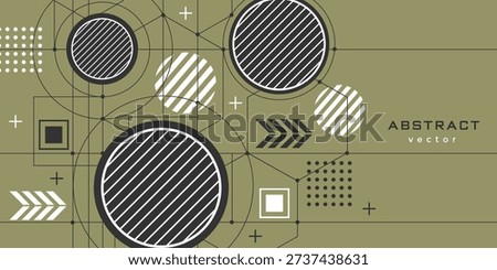 Technological background . Engineering ideas and innovations. Vector illustration .