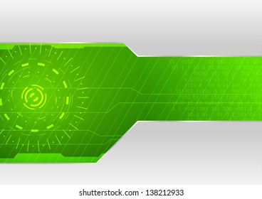Technological background - for folder or card. Vector illustration