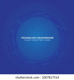 Technological background, Illustration technology background. Hi-tech digital technology concept.