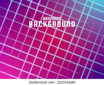 Technological Background, With Light Blue Lines Concept Crossing Like a Fence, Vector Illustration