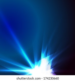 Technological background with the radiance for business presentation 