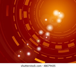 Technological background with sparkles. Vector eps10 illustration