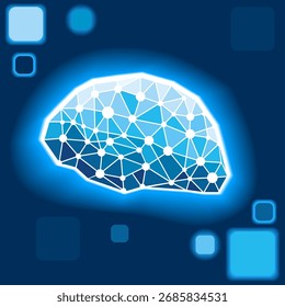 Cerebro tecnológico con conexiones digitales