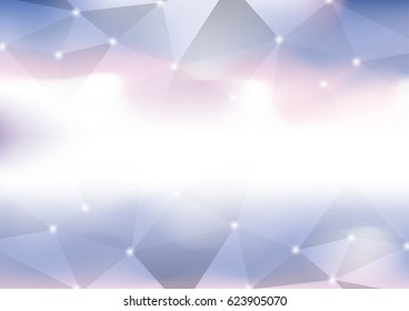 Technological colorful triangle abstract background vector design