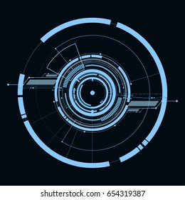 Technological communication concept interface background vector design