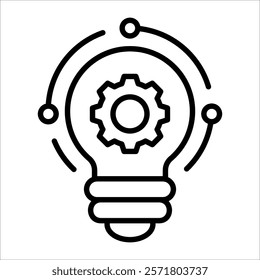 Technological Disruption Icon Element For Design
