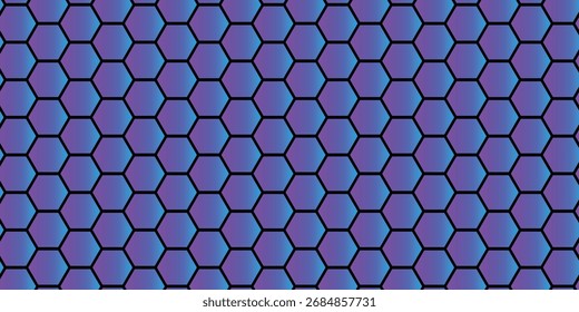 Diseño de fondo púrpura de panal tecnológico