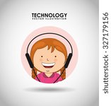 technological kids design, vector illustration eps10 graphic 