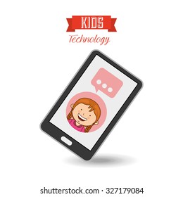 technological kids design, vector illustration eps10 graphic 