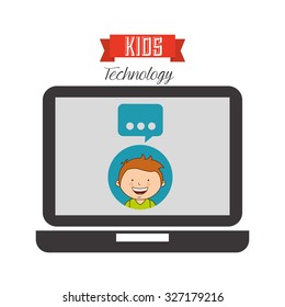 technological kids design, vector illustration eps10 graphic 