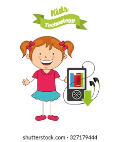 technological kids design, vector illustration eps10 graphic 