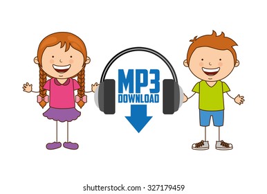 technological kids design, vector illustration eps10 graphic 