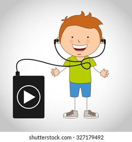 technological kids design, vector illustration eps10 graphic 