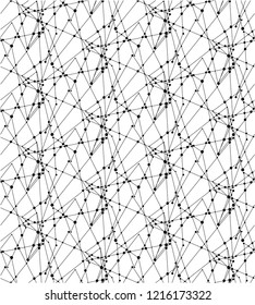 Technological pattern, black lines ,triangle background. - Vector