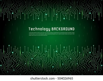 Technological vector background with a circuit board texture. Digital technologies abstract background