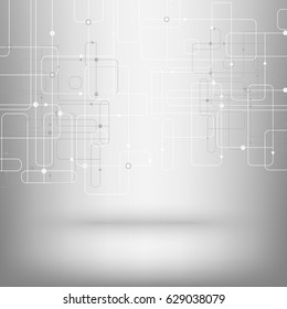 Technological vector background with a circuit board texture vector eps10