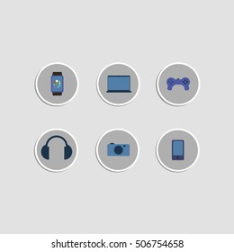 Technological vector icons