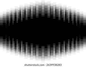Technological Vector pattern with transition from abstract pixels. Modern design element. Vector digital background for covers, advertising, posters. Base for packaging, labels