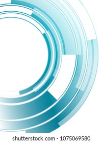 Technologies. Concept. Abstraction of geometry