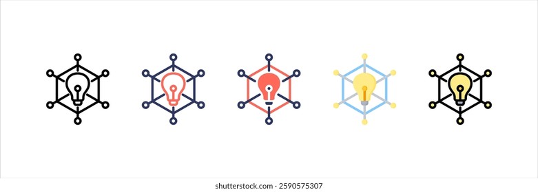 Technologies Multi Style Icon Set