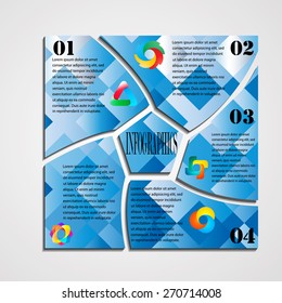 Technologies Production Infographic Elements and Charts. 