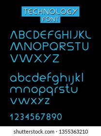 Technologu font design