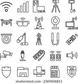 Technology 2 Icon in Line Style Perfect for Presentation and any Purpose