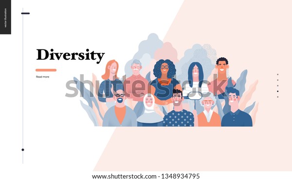 Technology 3 Diversity Modern Flat Vector Stock Vector (Royalty Free ...