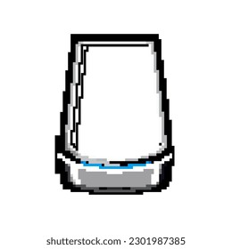 technology 5g modem game pixel art retro vector. bit data wireless, network train technology 5g modem. old vintage illustration