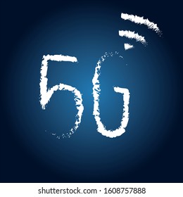 Technology 5G - vector illustration.