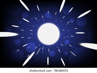 Technology abstract background with beam transferring data concept, Vector illustration background.